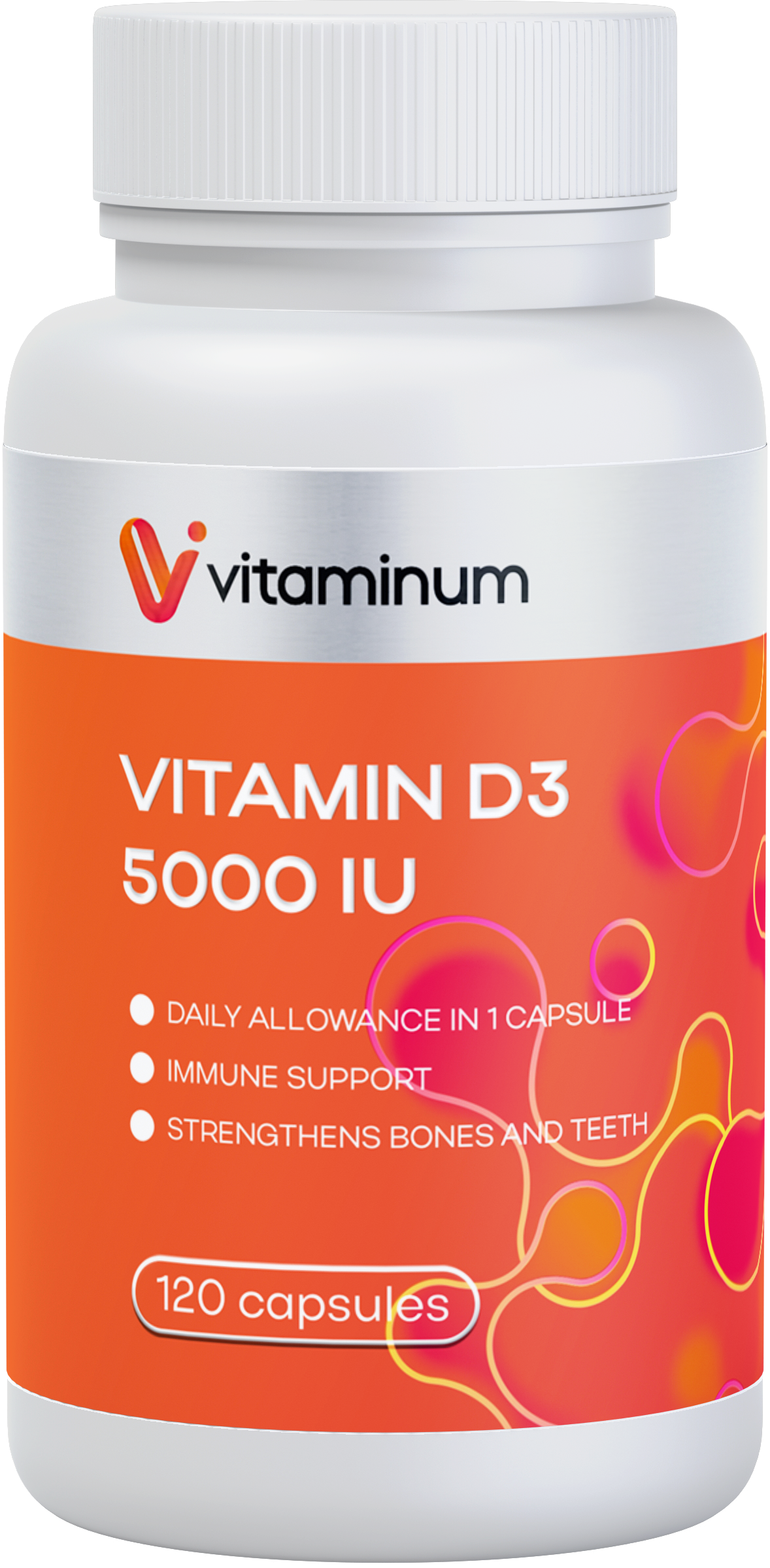  Vitaminum ВИТАМИН Д3 (5000 МЕ) 120 капсул 260 мг  в Владимире